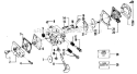 Page A Diagram and Parts List for 1740  Weed Eater Trimmer